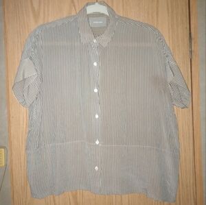 Everlane Striped Button-Up Shirt